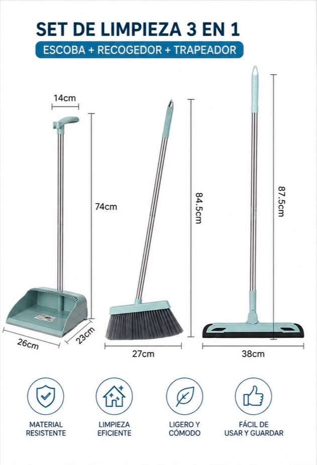 Kit de limpieza 3 en 1